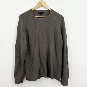 James Perse Sweatshirt Mens Large 3 Thermal Thick Rugged Cotton Pullover Gorp